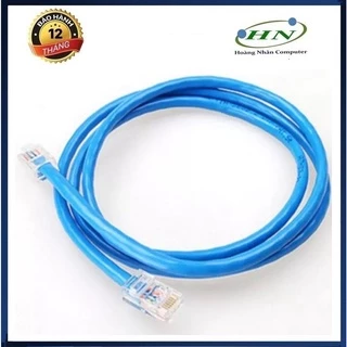 Cáp Mạng UTP Cat 5E Dây Xanh ( Bấm Sẵn 2 Đầu )