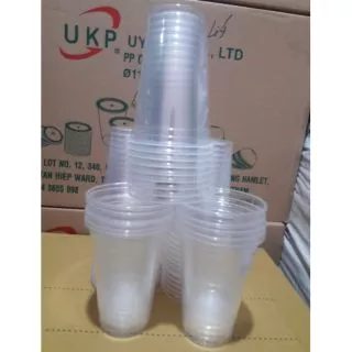 Ly nhựa trơn 500 ml /1 cây 50 ly