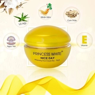 Kem NICE DAY Dưỡng Trắng Da Mờ Nám Sạm Da Ngừa Lão Hóa Princess White Herskin 22gr