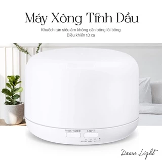 Máy xông tinh dầu TT02 (Bảo hành 18T) khuếch tán siêu âm, không dùng lõi bông có kèm Remot điều khiển tiện lợi