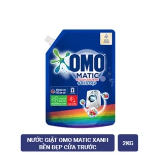 Nước giặt omo matic máy giặt cửa trước 2kg.