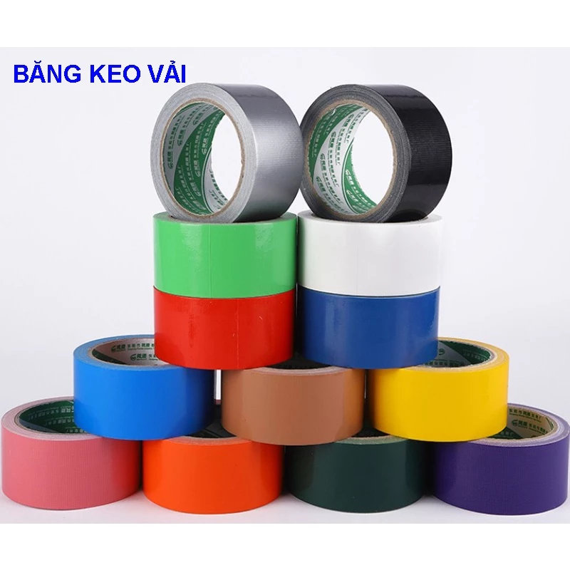 Băng keo VẢI dai siêu dính trên mọi chất liệu, có thể xé được (4.5CM-5CM) dài 10 mét