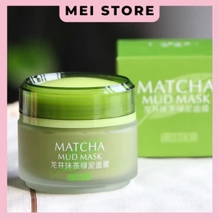 Mặt Nạ Bùn Trà Xanh Laikou Matcha Mud Mask 5 Tác Dụng 85g