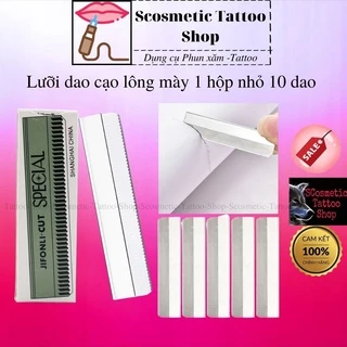 Lưỡi dao cạo lông mày Super Feather Cut Special Platinum Coated Edge, dao cạo giọt chì xé tiện ích trong gia đình spa