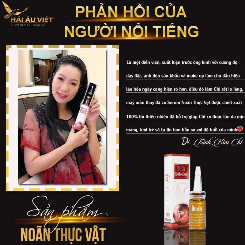 serum noãn thực vật