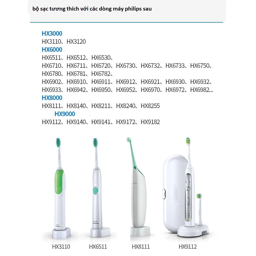 ĐẾ SẠC BÀN CHẢI ĐÁNH RĂNG ĐIỆN PHILIPS