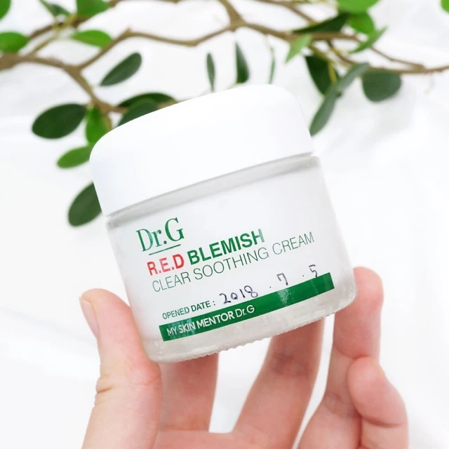 Kem dưỡng ẩm cho da mụn, da nhạy cảm Dr.G Red Blemish Clear Soothing Cream