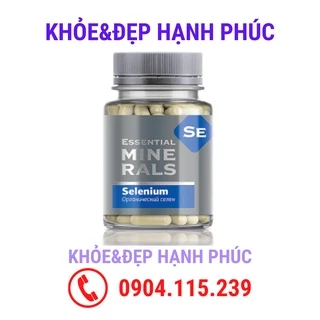 [ Bổ sung Selen tăng đề kháng ] Thực phẩm bảo vệ sức khỏe Essential Minerals Selenium – 60 viên/lọ