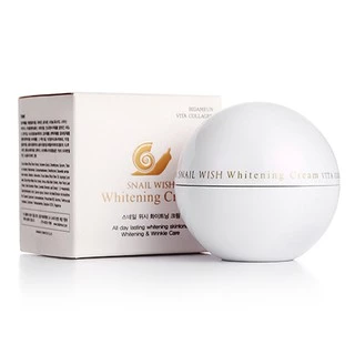 Kem Dưỡng SNAIL WISH WHITENING CREAM Hàn Quốc 50gr