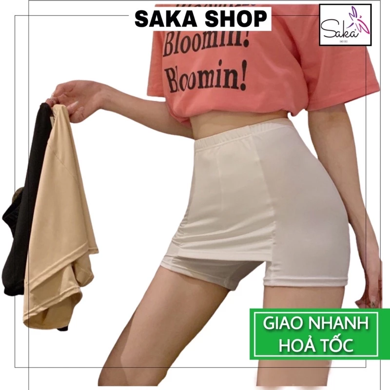 Quần mặc trong váy chống lộ có miếng che phía trước