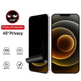 Miếng Dán Hydrogel Mềm Bảo Vệ Màn Hình Chống Nhìn Trộm Cho iPhone 14 13 12 Pro 11 Pro Max XR XS Max 7 8 Plus SE 2020