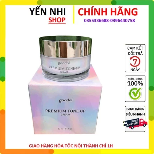 [CHĨNH HÃNG] Kem Ốc Sên Goodal 30ml NÂNG TÔNG TRẮNG HỒNG TỰ NHIÊN