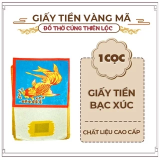 Giấy Tiền Bạc Xúc Cao Cấp Hàng Mã Đồ Thờ Cúng Thiên Lộc - Bó 10 Xấp