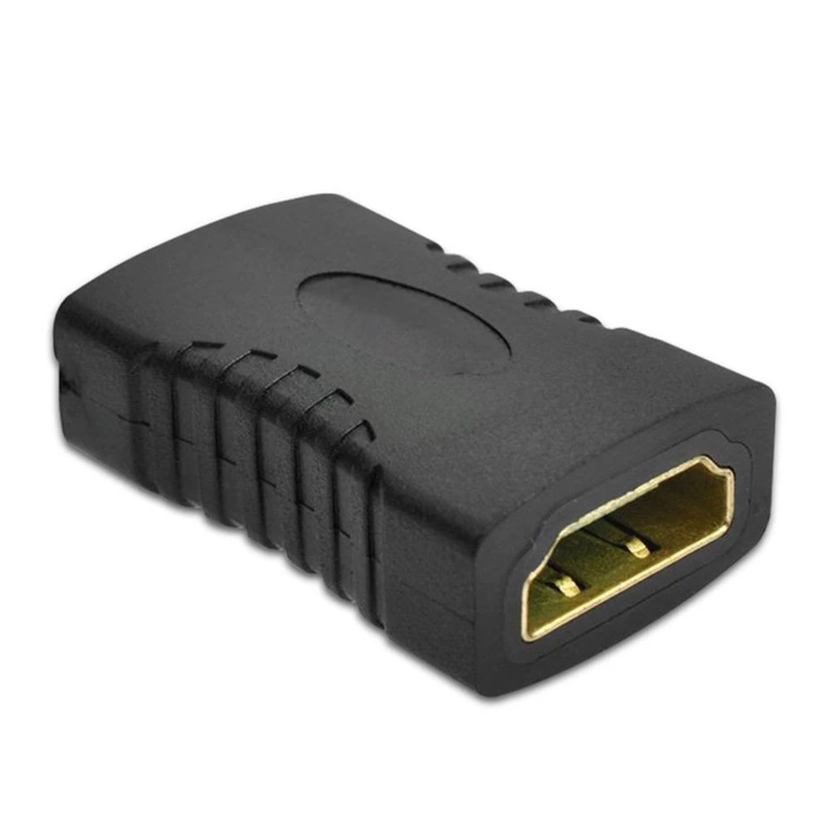 HDMI-compatible Female To Female Connector Extender Cable Cord Extension