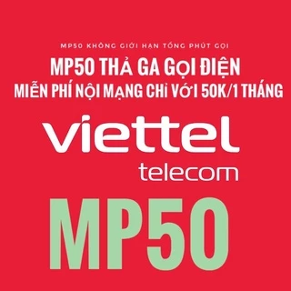 Sim Viettel MP50 siêu ưu đãi gọi nội mạng