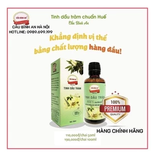 Tinh dầu tràm Huế nguyên chất Cầu Bình An chai 100ml