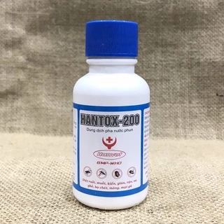 Hantox 200 (nắp xanh) Pha Nước Phun Xịt Diệt Ve, Bọ Chét, Muỗi Trong Nhà& Ngoài Vườn