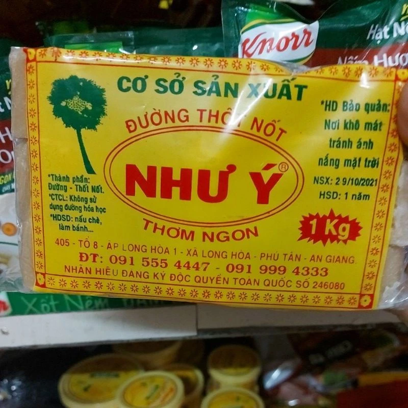 1kg ĐƯỜNG THỐT NỐT