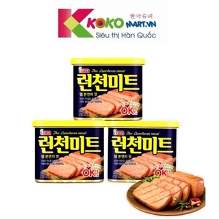 Combo 3 hộp thịt hộp Hàn Quốc Lotte Luncheon 340g