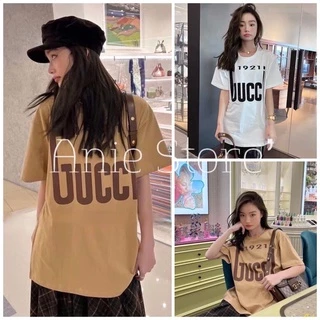 Áo Phông Unisex 1921 Cổ Tròn Cộc Tay 🦋 Áo Thun Nam Nữ Ngắn Tay Dáng Thụng GC 3 Màu 🦋