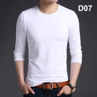 [ SIÊU SALE * ] Áo thu đông nam cổ tròn dài tay chất cotton co giãn dáng body thời trang