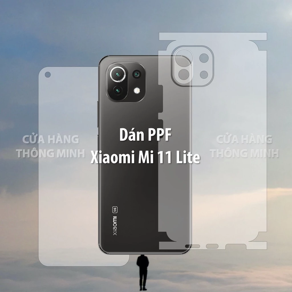 Tấm dán Xiaomi Mi 11 Lite/5G NE dán PPF mặt trước, dán mặt sau, dán màn hình, dán mặt lưng Full viền chuẩn