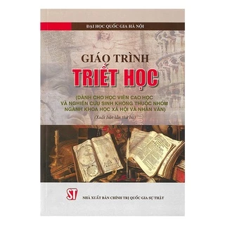 [Sách] Giáo trình Triết học