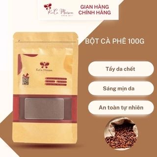 100G BỘT CÀ PHÊ NGUYÊN CHẤT( tẩy da chết- trắng da)