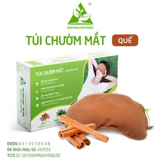 Combo 02 Túi Chườm Mắt Thảo Dược QUẾ (Có Hộp) NAM NGUYÊN DƯỢC, Thư giản, giảm thâm quần mắt