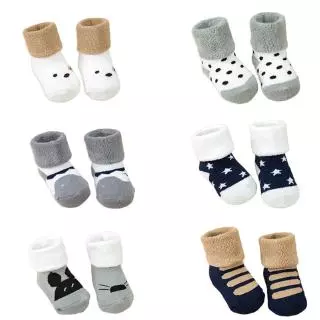 Vớ cotton mềm mại họa tiết hoạt hình đáng yêu cho bé