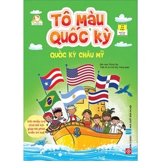 Sách-Combo - Tô màu quốc kỳ 3T