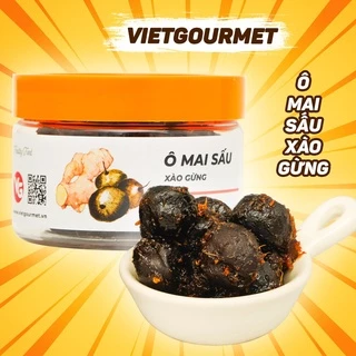 Ô mai sấu xào gừng 200g vị cay chua ngọt/ Đặc sản miền Bắc quà tặng ăn vặt mẹ bầu/ Ăn vặt Hà Nội VIETGOURMET