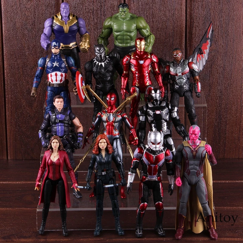 Mô hình đồ chơi nhân vật siêu anh hùng trong phim " Marvel Avengers "