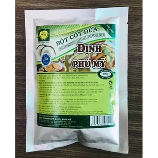 Bột cốt dừa Định Phú Mỹ gói 100g