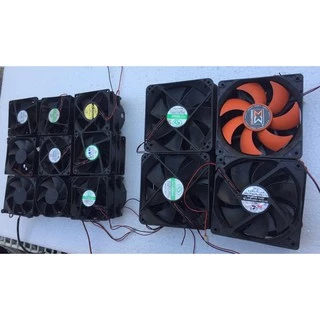 3 Cái Quạt Fan 12 12x12x2Cm 12V