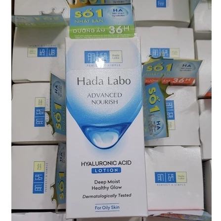 [Chính hãng] Dung dịch dưỡng ẩm tối ưu Hada Labo Advanced Nourish Lotion da dầu 100ml