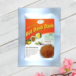 Bột quả dành dành gói 20g nguyên chất 100% từ quả dành dành nguyên liệu dùng tạo màu vàng thực phẩm, xôi, bánh kẹo