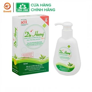 Dung dịch vệ sinh phụ nữ Dạ Hương trà xanh dạng vòi xịt 120ml - Hương thơm dịu nhẹ tươi mát DH5 01