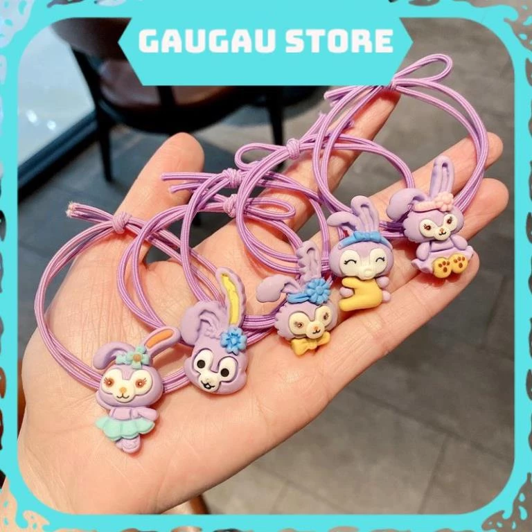 1 Dây Cột Tóc Hình Thỏ Tím Dailu Hoạt Hình Dễ Thương [ Hàng Loại 1, Hỏa Tốc ]