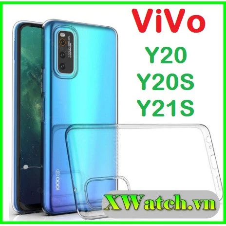 Ốp silicon cho Vivo Y20 / Y20S /Y21S Y11 Y12 Y15 Y17 V23 V21 V20 V1 trong suốt siêu đẹp