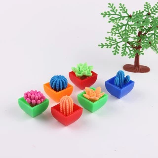 Đồ chơi chậu cây nở mini slime trang trí độc đáo đáng yêu Youngcityshop