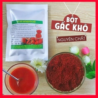 Bột gấc khô (50g) nguyên chất 100% chuyên dùng nấu xôi gấc đỏ và Tạo Màu Thực Phẩm cho các loại bánh kẹo, đồ uống, thạch