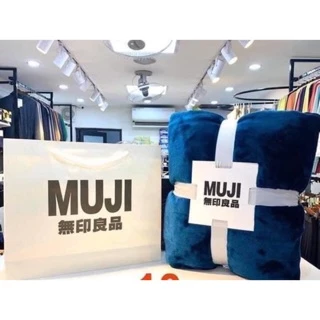 Chăn Lông Tuyết Muji Siêu Mềm Mịn, Chăn Lông Cao Cấp Có Sẵn