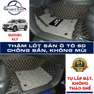 Thảm lót sàn ô tô 5D 6D Suzuki XL7 Giảm ồn, Không mùi, Chống thấm nước