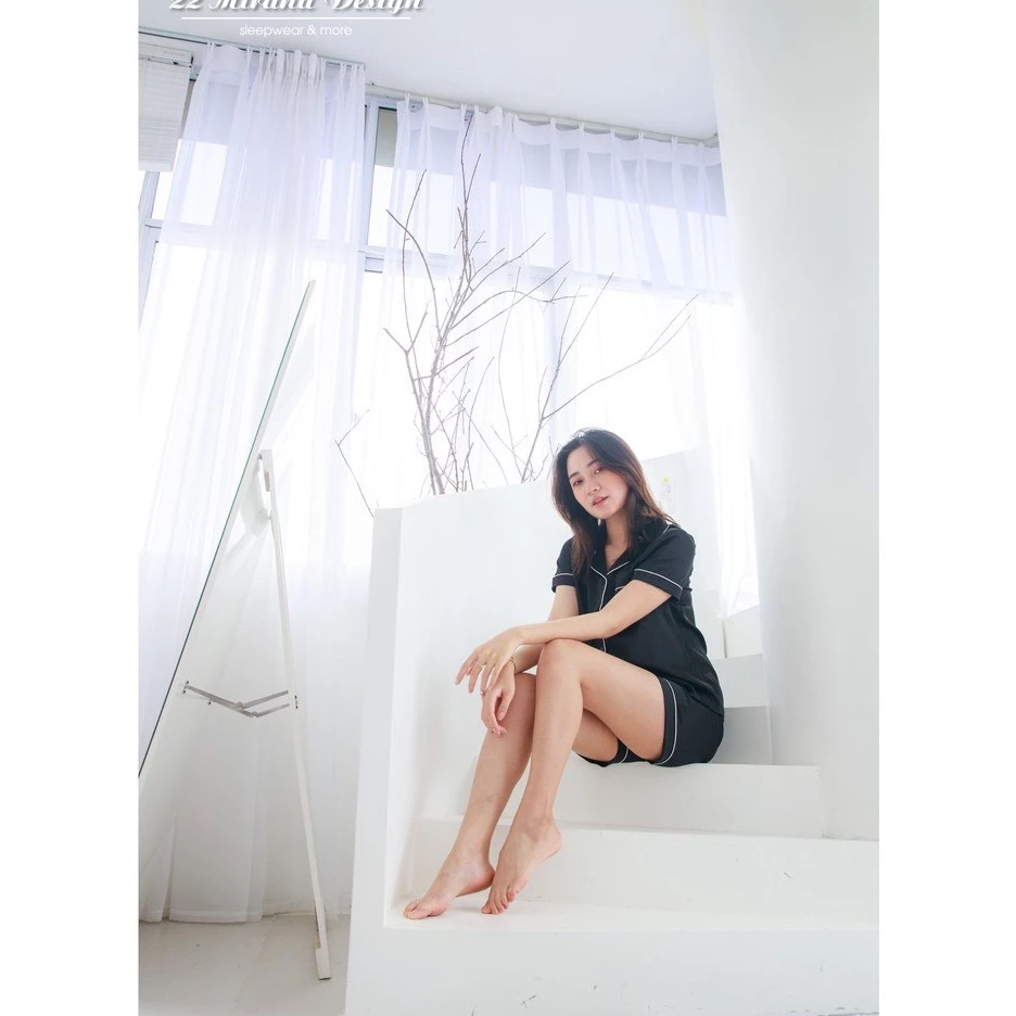 Đồ Bộ Pijama Lụa Nam Nữ Mặc Nhà Tay Ngắn Quần Đùi Mùa Hè Mango Cao Cấp Bộ Đồ Ngủ Nam Nữ Lụa Siêu Xinh B56