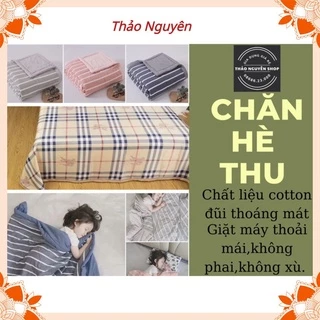 Chăn Hè Thu Cotton Đũi Các Mẫu Giá Rẻ