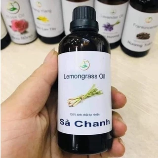 Tinh dầu xông phòng hương sả chanh, quế, hoa nhài, hoa hồng, bạc hà chai dung tích 100ml