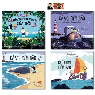 Sách - Cá Voi Đêm Bão Và Những Câu Chuyện Khác - Benji Davies - Bộ 4 Cuốn - Bình Book