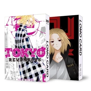 ( không kèm hộp ) Ảnh lomo IN HÌNH nhân vật Tokyo revengers Kịch Trường Của Takemichi 30 tấm anime chibi