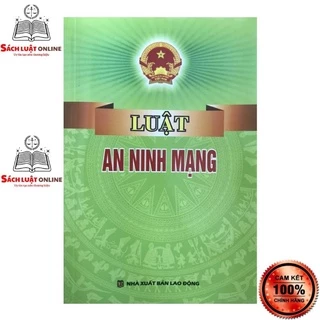 Sách - Luật an ninh mạng (NXB Lao động)